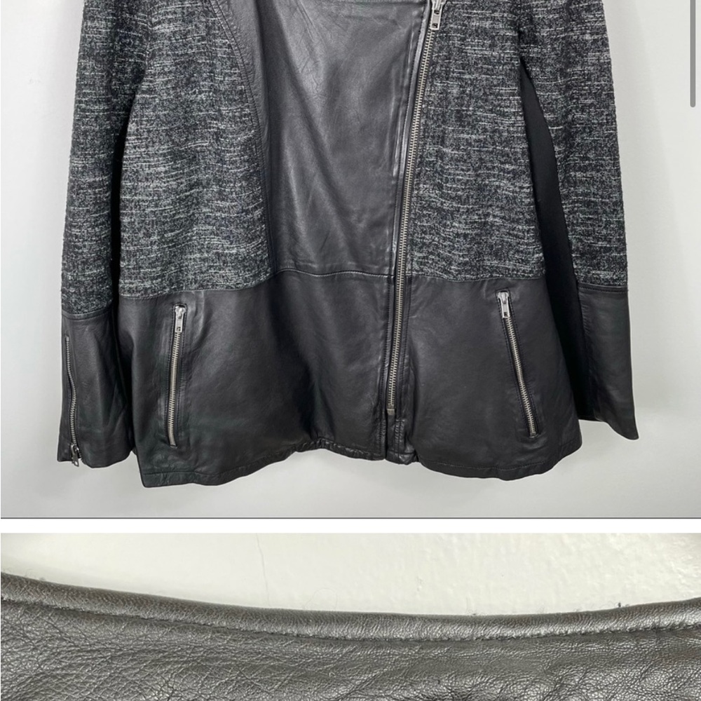Lucky Brand genuine leather moto jacket XXL